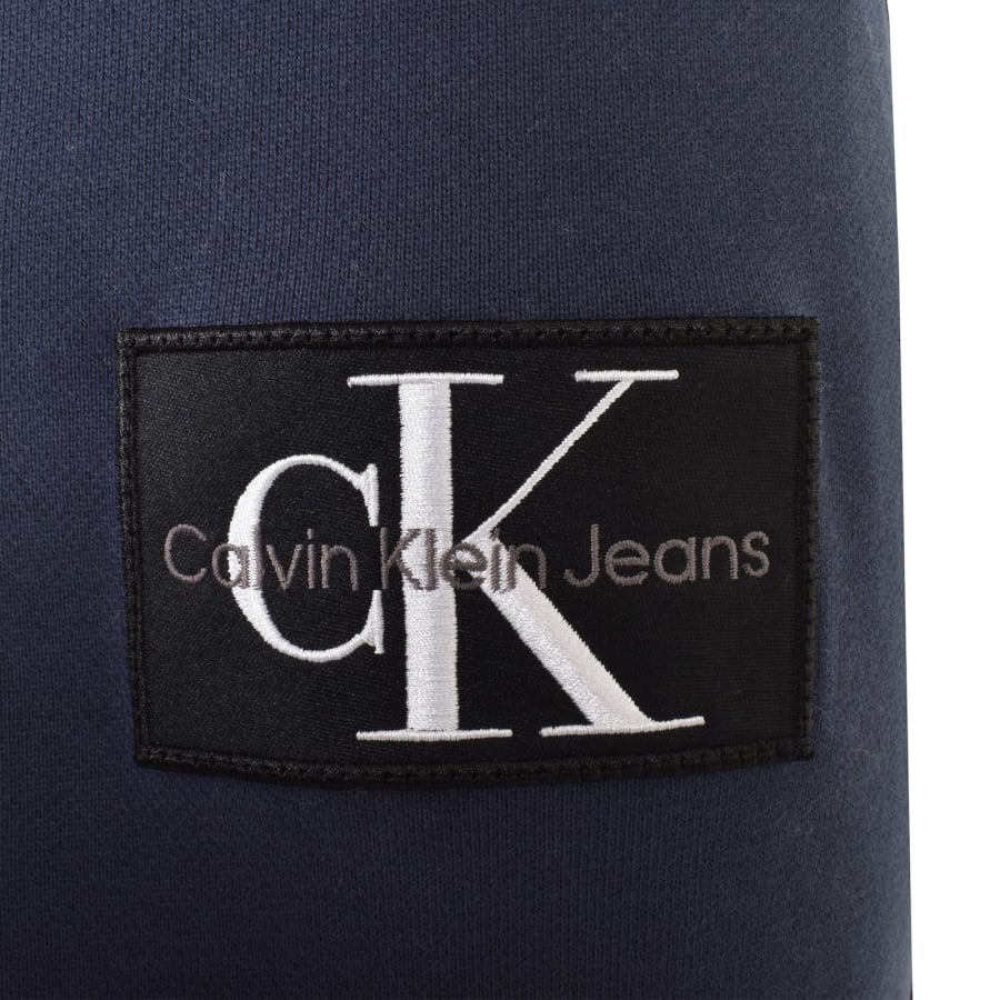 Calvin Klein Jeans Logo Hoodie Blue Mainline Menswear Denmark